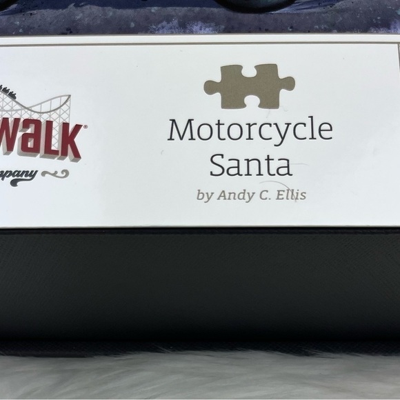 NEW Boardwalk Motorcycle Santa 1000 Piece Jigsaw Puzzle Holiday 19 1/4”x26 5/8” - Picture 3 of 10